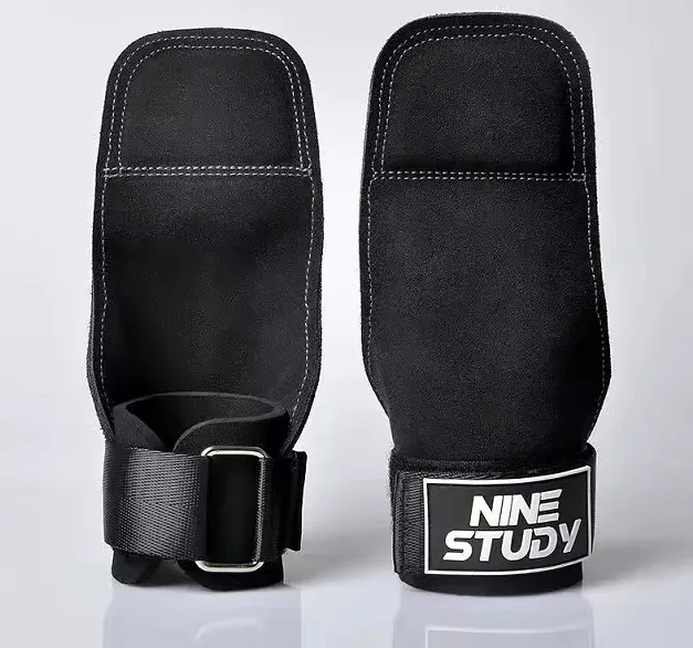 HOT 【LATS Store】1 Pair Microfiber Gym Pull-ups Lifting Gymnastic Crossfit Anti-Skid Belt Wraps Support Protection pads for beginners