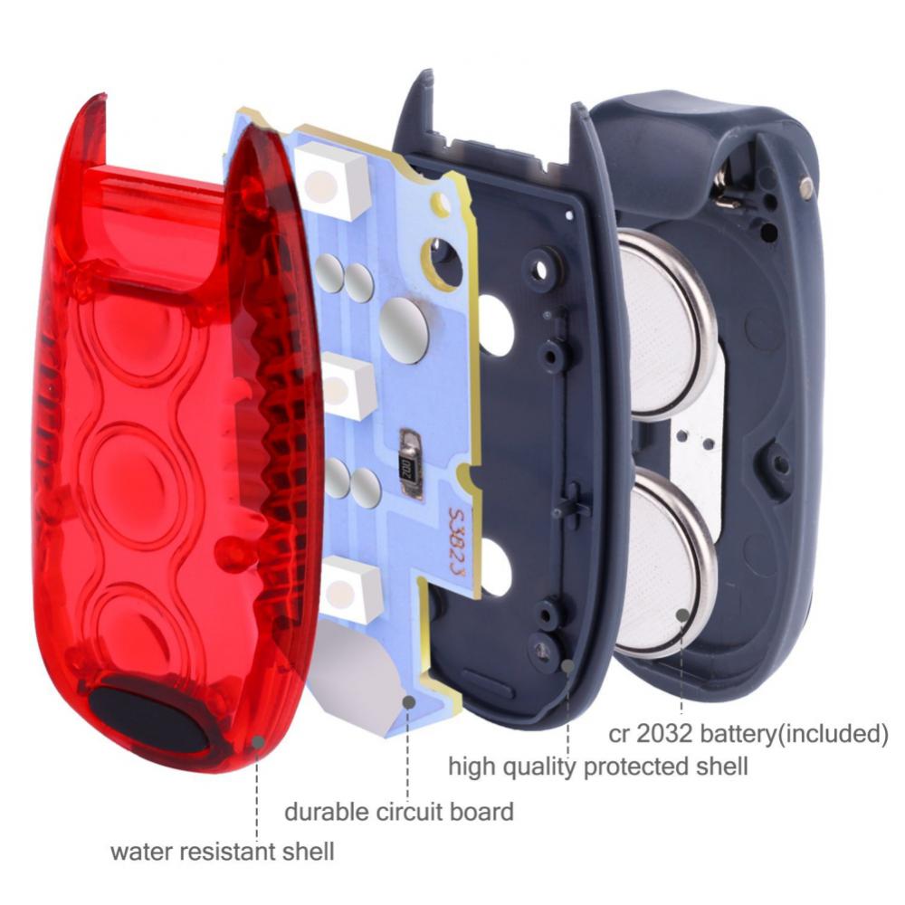 NEW Bike Rear Durable Portable Tail Mini Rechargeable Multi-Functional Multifunctional