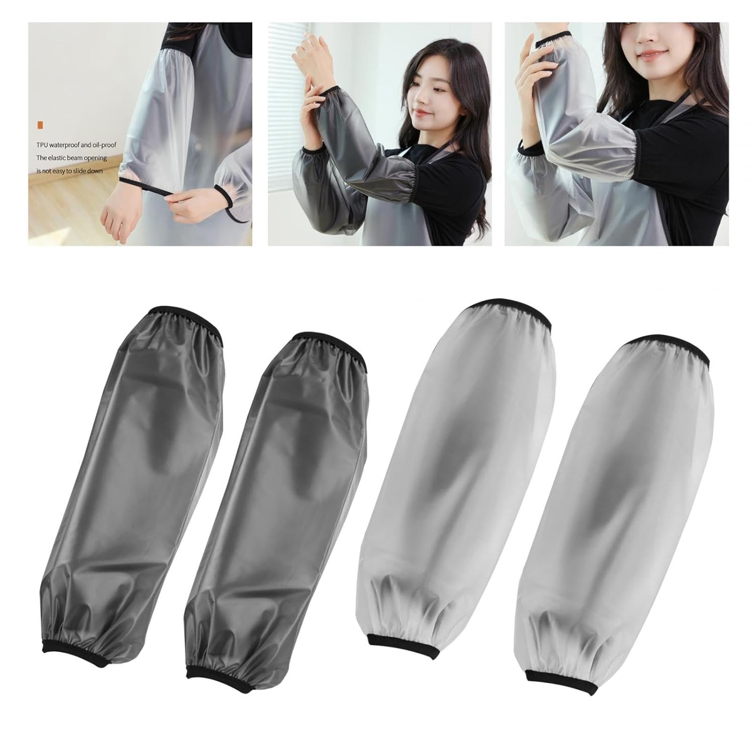 Bizzy 1 Pair Magic Dish washing Gloves Silicone Rubbing Scrubber Cleaning Dish Car Wash Pet Glove Reusable - Best Quality