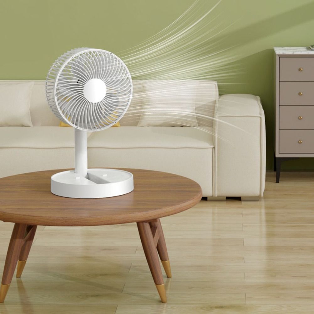 Timer 3600mAh/1800mAh Desk Fan Strong Wind Quiet Operation Desktop Table Fan Oscillating Foldable Mini Fan Indoor