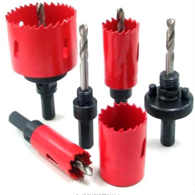 NEW 【Innovative design】16-45MM M42 High Speed Steel Bi-Metal Hole Saw Cutter Drill Bit Set Metal Opener Power Tool For Wood Cutter Bit Bench Drill