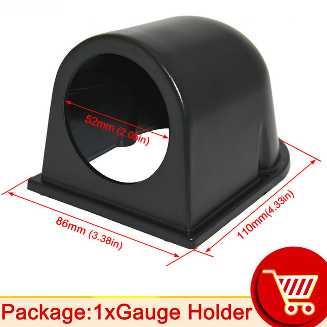 NEW 【Innovative design】Hd 52mm 7 Colors Led Car Oil Pressure Gauge 0-100 Psi Oil Press Meter High Speed Stepper Motor With Oil Pressure Sensor 1/8npt