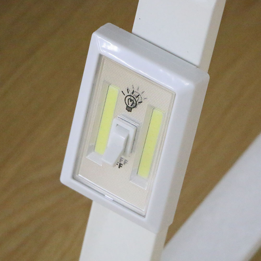 NEW 【Innovative design】COB LED Night Light Switch Closet Lights Wireless Wall Lamp 3xAAA Battery Powered Cabinet Leds Lamp With Magnetic Strip