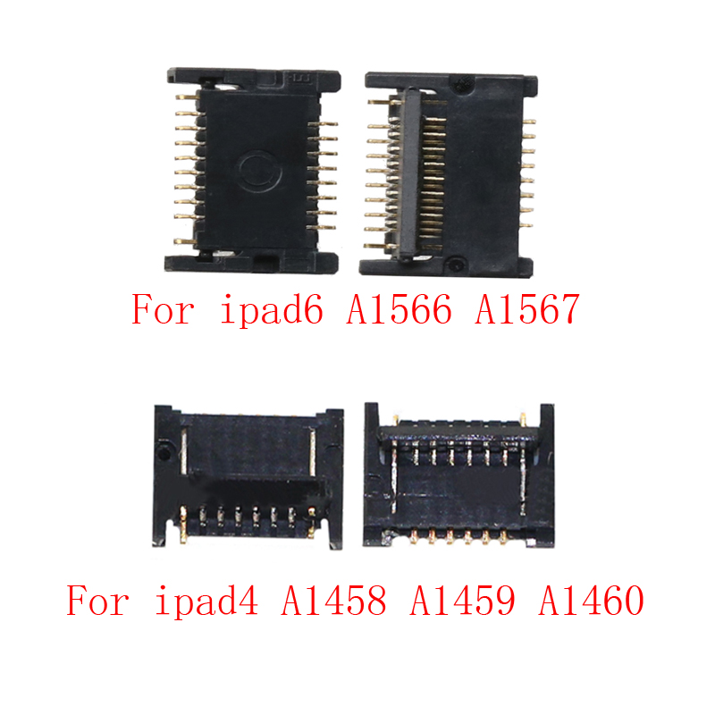 NEW 【7efc9af3】1Pcs Home Button Fingerprint Return Key Flex FPC Connector For Ipad 6 4 A1458 A1459 A1460 A1566 A1567 Ipad4 Ipad6
