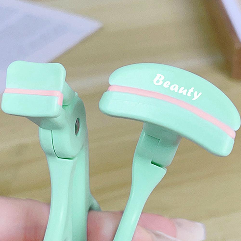 Vylon 2 Size Eyelash Curler Professional Eye Makeup Handle Curling Tools for Women Mini Portable Cute Wide and Local Lashes Curler