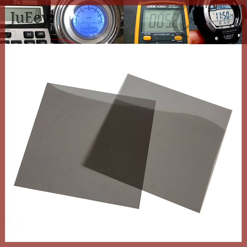 JuEeyl 18cm Polarizing Film Polarizer Watch Multimeter Calculator LCD Display Repair