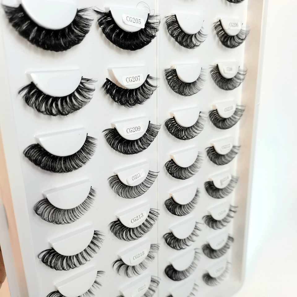 HOT BeliefMelief New style Classic Hybrid Volume Lashes 2022 New Arrival Wispy D Curl Short Russian Strip Lashes Makeup False Eyelashes