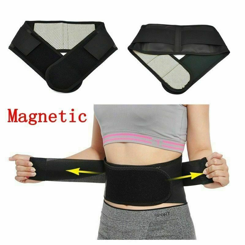 New 【Meaeguet Speciality Store】Adjustable Tourmaline Self-heating Magnetic Therapy Belts Lumbar Support Waist Warmer Tool #
