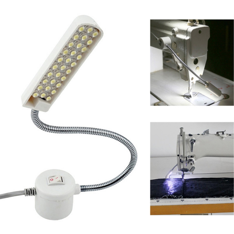 NEW 【Innovative design】30 LED Portable Sewing Machine Light LED Light Magnetic Mounting Base Gooseneck Lamp for All Sewing Machine Lighting