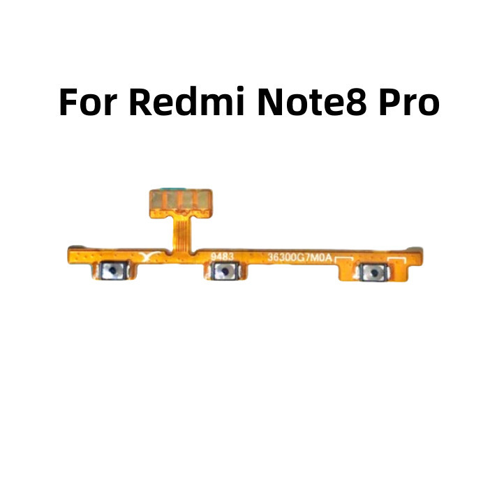 On off ribbon Power volume button flex For Xiaomi Redmi Note 8