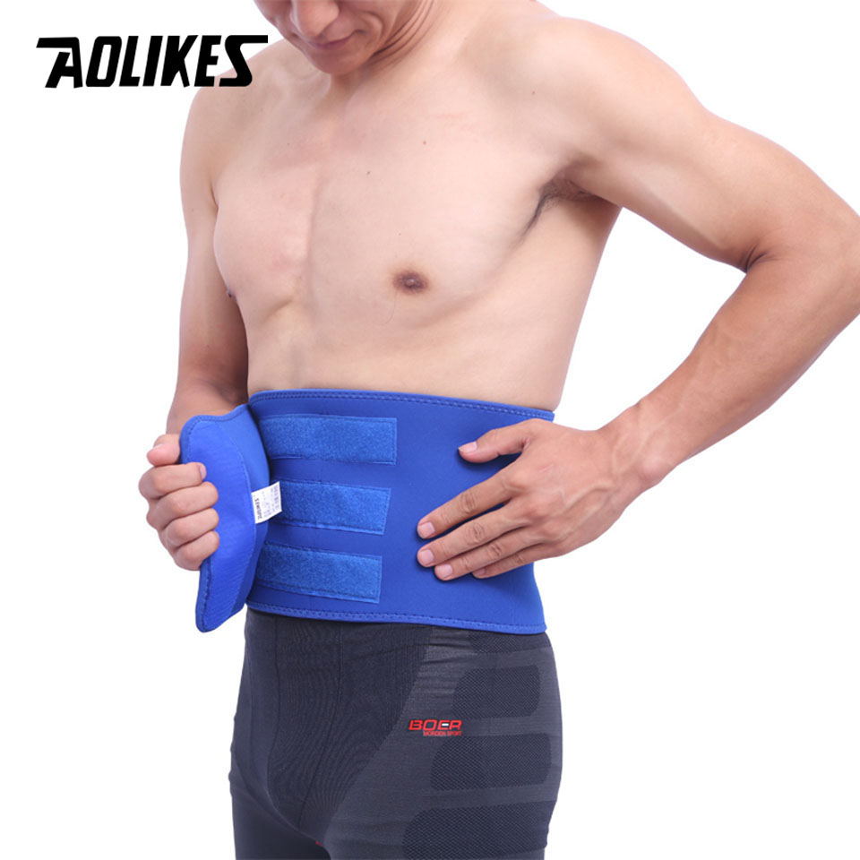 NEW 【Special offer】AOLIKES 1PCS Professional Adjustable Waist trimmer Slim fit Abdominal Waist sweat belt Waist back support belt Fitness