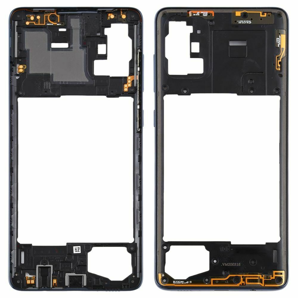 NEW 【Special offer】For Samsung Galaxy A7 2018 SM-A750 Silver/Black/Blue Color Rear Back Housing Frame Middle Plate Frame