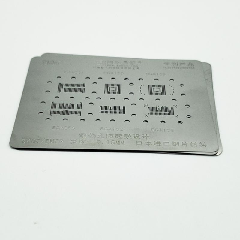 NEW 【Innovative design】AMAO EMMC1 BGA Reballing Stencil BGA153 162 169 186 221 254 EMCP BGA136 BGA152 LGA52 LGA60 BGA316 BGA272 Tin planting tool