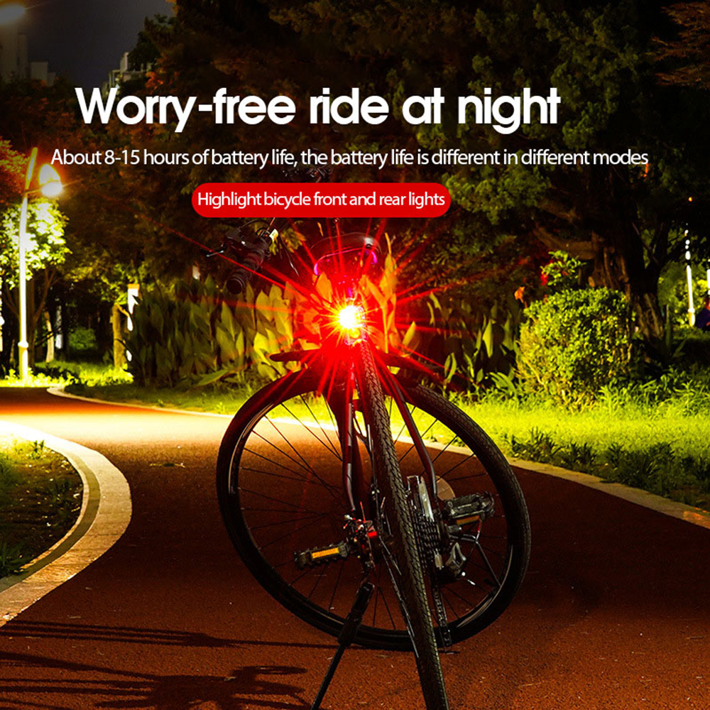 NEW Lights Aluminum Alloy Helmet Lights Night Riding Lights Mountain Bikes LED Headlights Tail Lights
