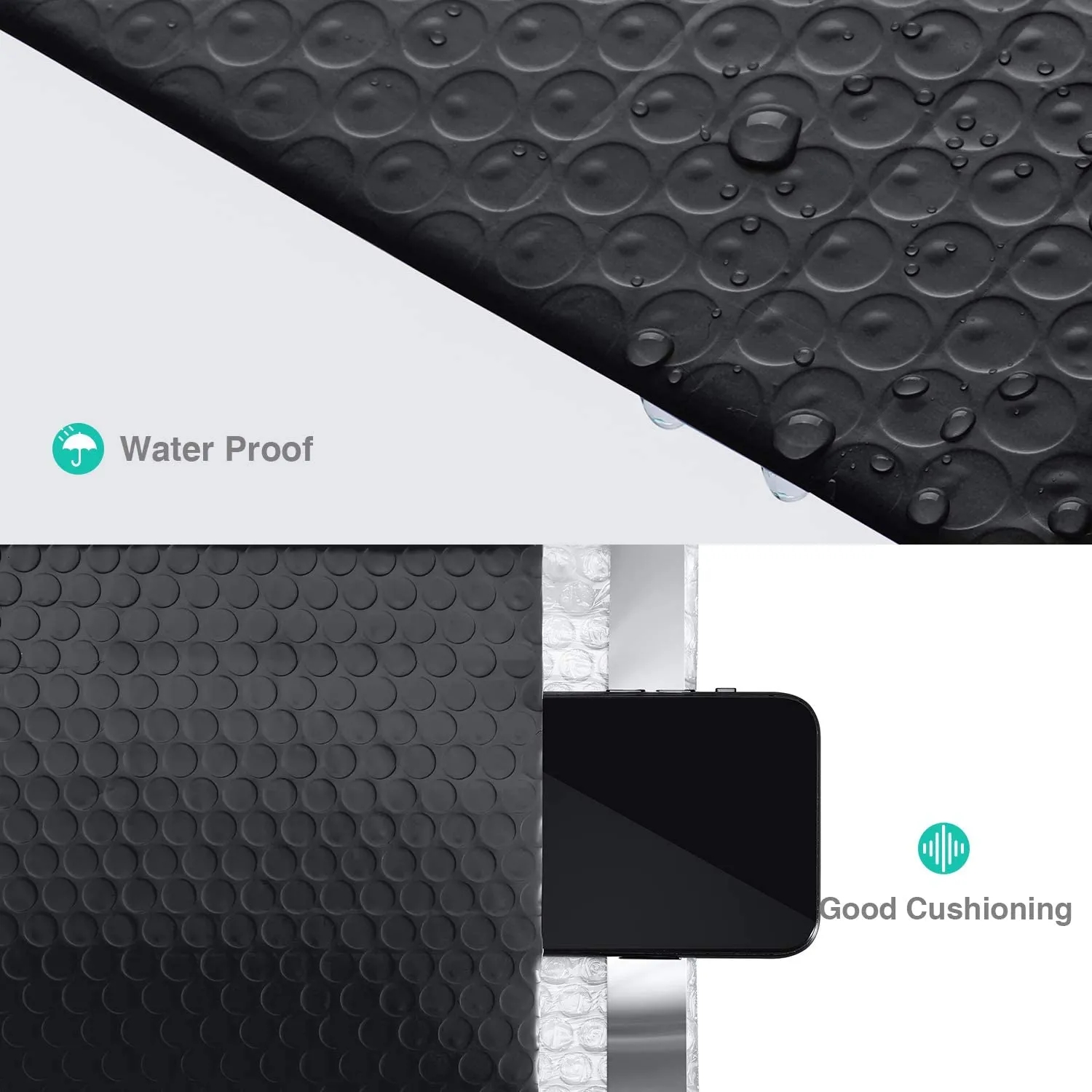 NEW 【Special offer】50 Pcs Black Bubble Mailers High Quality Packaging Bags for Business Envelopes jewelry Package Bag Anti-extrusion Waterproof