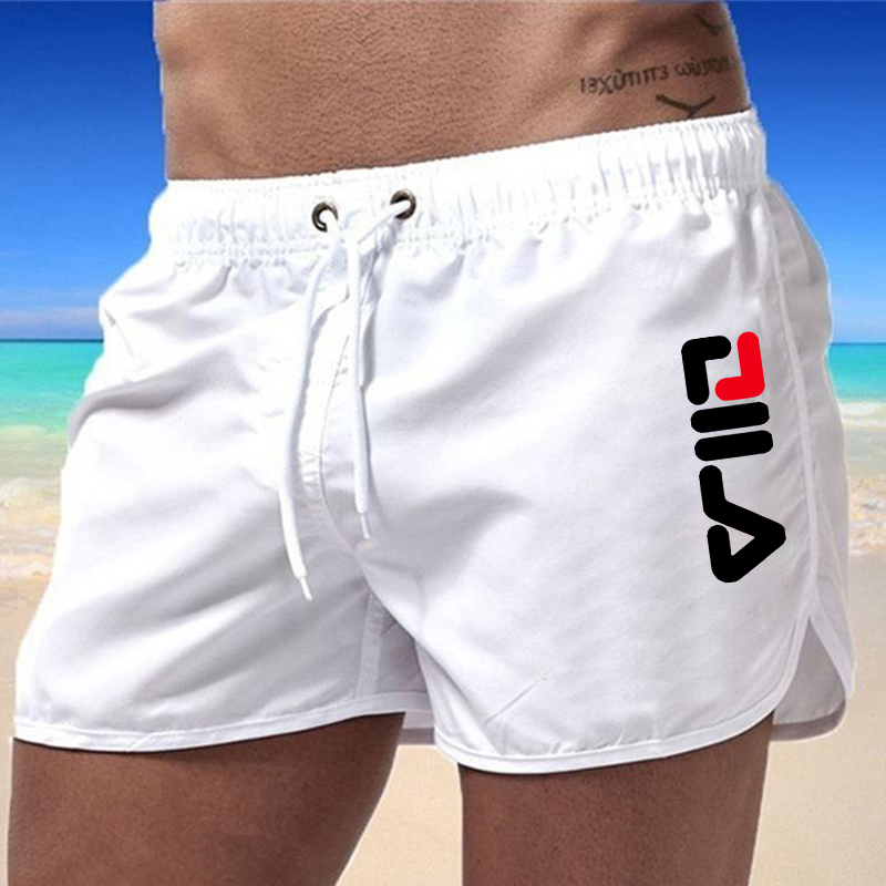 New Summer Men's Swimsuit Breathable Board Shorts Surfing Swimsuit Fitness Training Shorts Casual Printed Beach Shorts