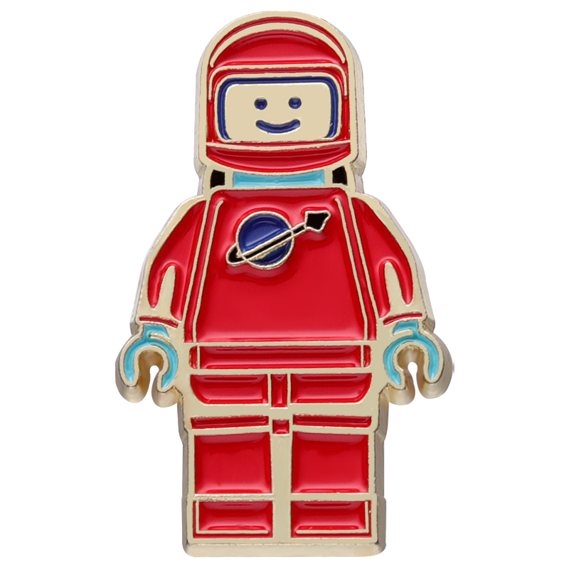 Space Robot Astronaut Enamel Pins Cartoon Badges Custom Metal Lapel Cute Robot Brooch Clothes Hat Bag Jewelry Accessories Gift