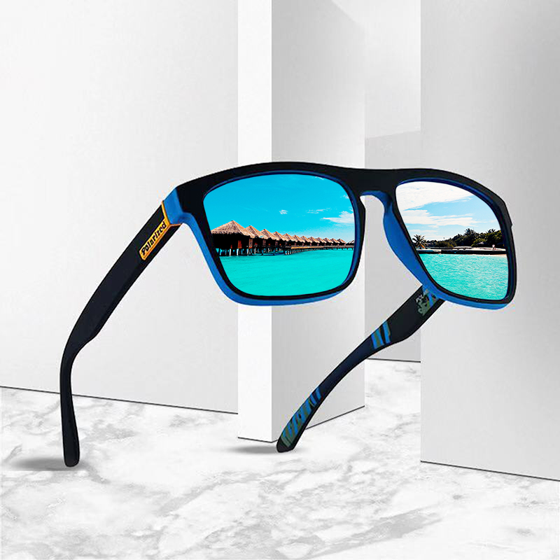 【Clearance sale】 New Fashion Guy's Sun Glasses Polarized Sunglasses Men Classic Design Square Ladies Sun Glasses Women
