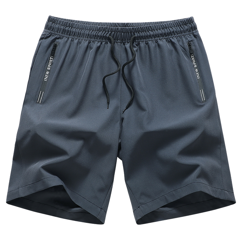 【Hot item】 Newest Summer Shorts Men Gym Sport Running Fitness Workout Man Short Pants Breathable Quick-drying Drawstring Men's Shorts Black