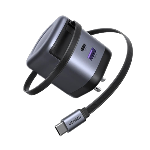 UGREEN Nexode 65W Charger with Retractable USB-C Cable