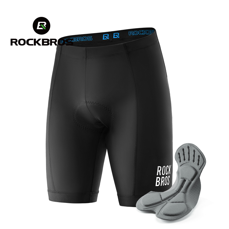 ROCKBROS Male Cycling Shorts Highly Elastic and Breathable Summer Bike Shorts 3D shock absorbing sponge pad Cycling Pants Sport Clothing