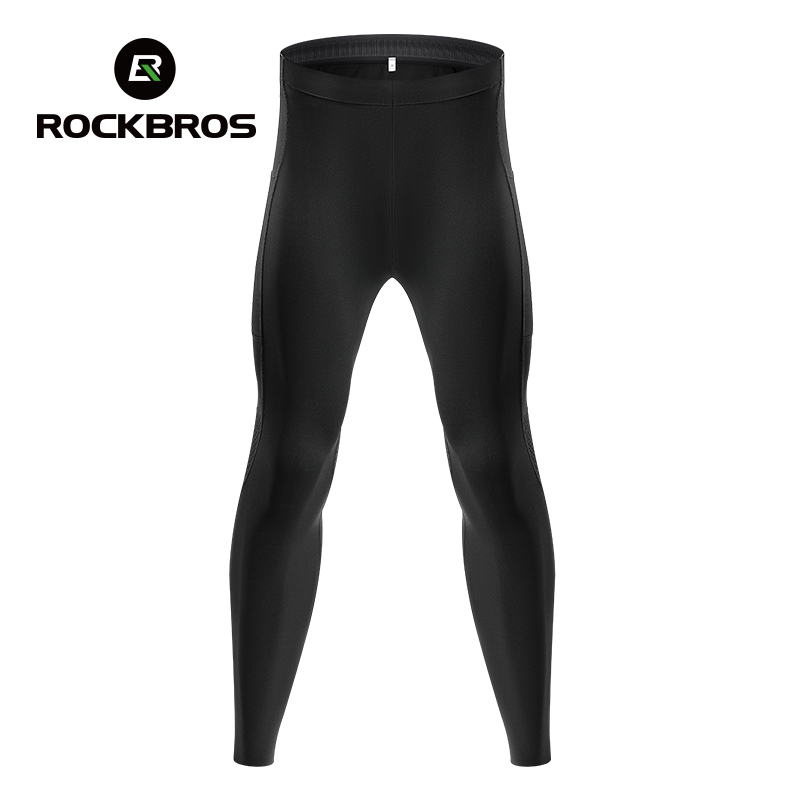 ROCKBROS Sports Pants Elastic And Comfortable Sportswear Tights Cycling Pants with Rear Zipper Pockets Running Jogging Basketball Fitness Long Trousers(European Size)