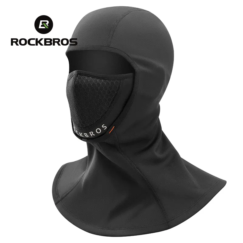 ROCKBROS Winter Warm Fleece Cycling Mask Thermal Motorcycle Full Face Mask Men Women Windproof Bicycle Headscarf Balaclava - image 1