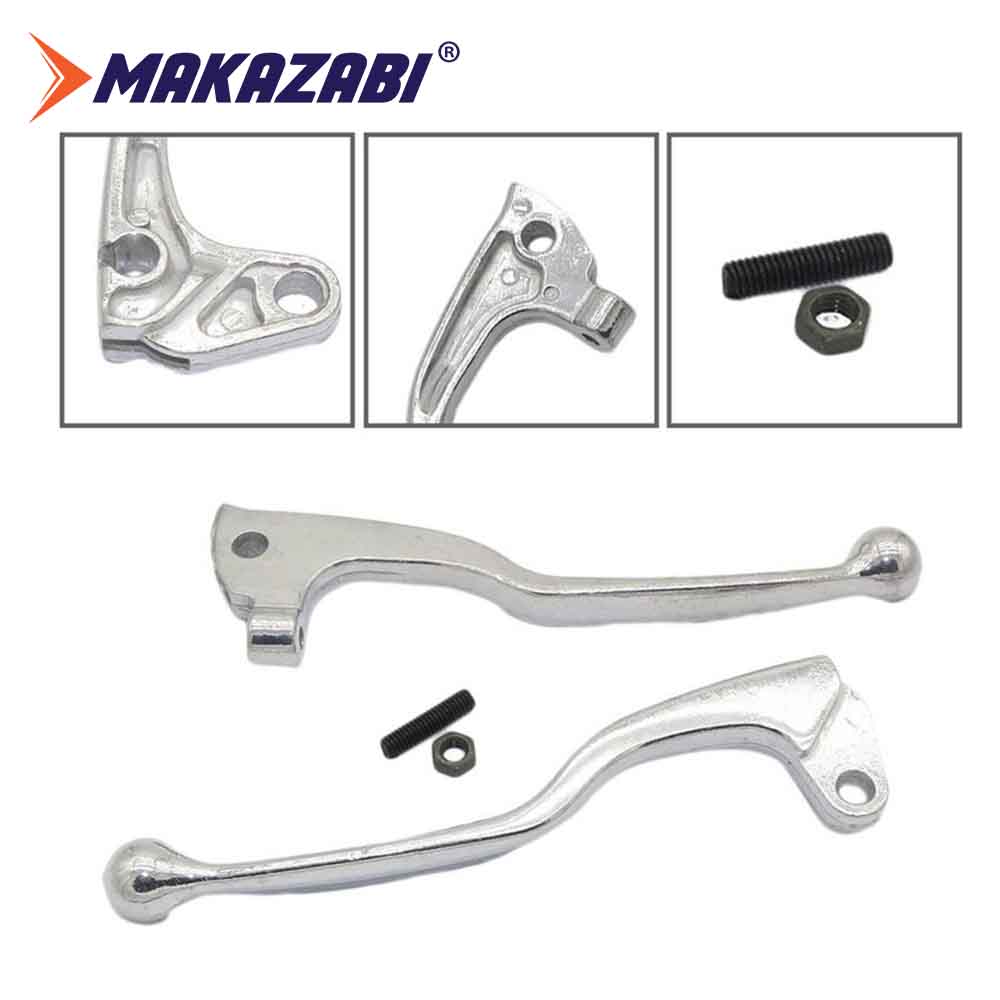 1 Pair Aluminum Universal Motorcycle Left Right Brake Clutch Lever Handle For Yamaha YZ80 125 TW XT225 250 350 TTR TT600