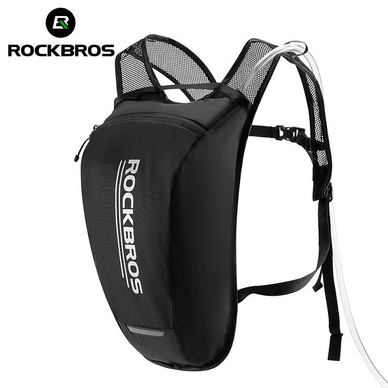 ROCKBROS Bicycle Water Bag 2L Hydration Backpack Outdoor Riding for Running Cycling Hiking Camping Climbing(Include water bag)