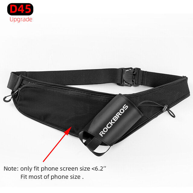 ROCKBROS Kettle Bag Water Bottle Bag Cycling Running Hiking Mobile Phone Pocket Change Bag Outdoor Sport Bicycle Accessories