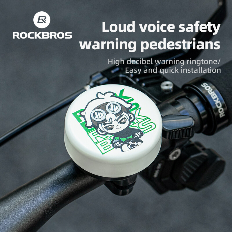 ROCKBROS Bike Bell Horn Handlebar MTB Road Cycling Call Alloy Ring Crisp Sound Warning Alarm For Safety Bicycle Accessories