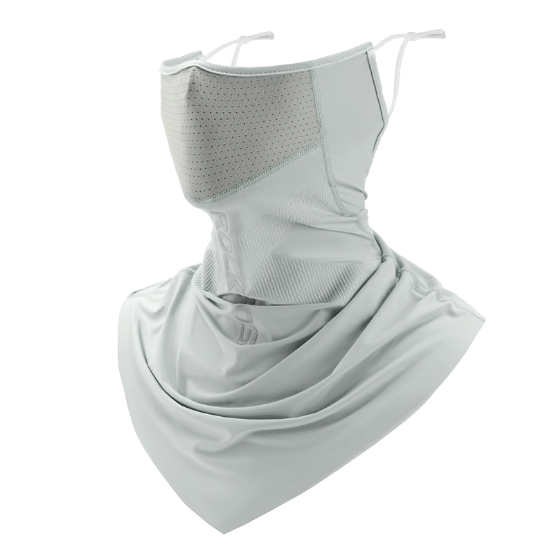 ROCKBROS Ice Silk Sunscreen Cycling Face Mask Men Running Hiking Fishing Out Sport Scarves Bike Bicycle Training Masks