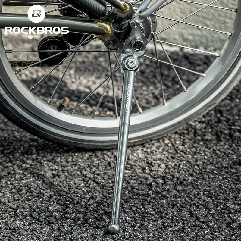 ROCKBROS Bicycle Kickstand Aluminum Alloy Bike Stand for 16 Inch Folding Bikes Brompton
