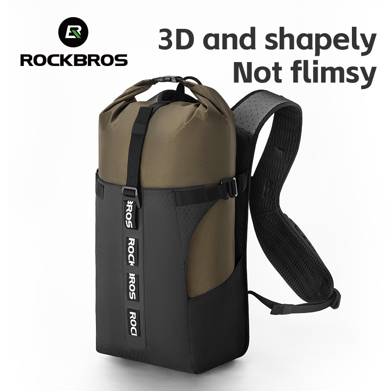 ROCKBROS 24L Large Capacity Two-in-one Backpack Waterproof Breathable 3D Cycling Backpack With Water Bag Women Men Outdoor Sport Backpack