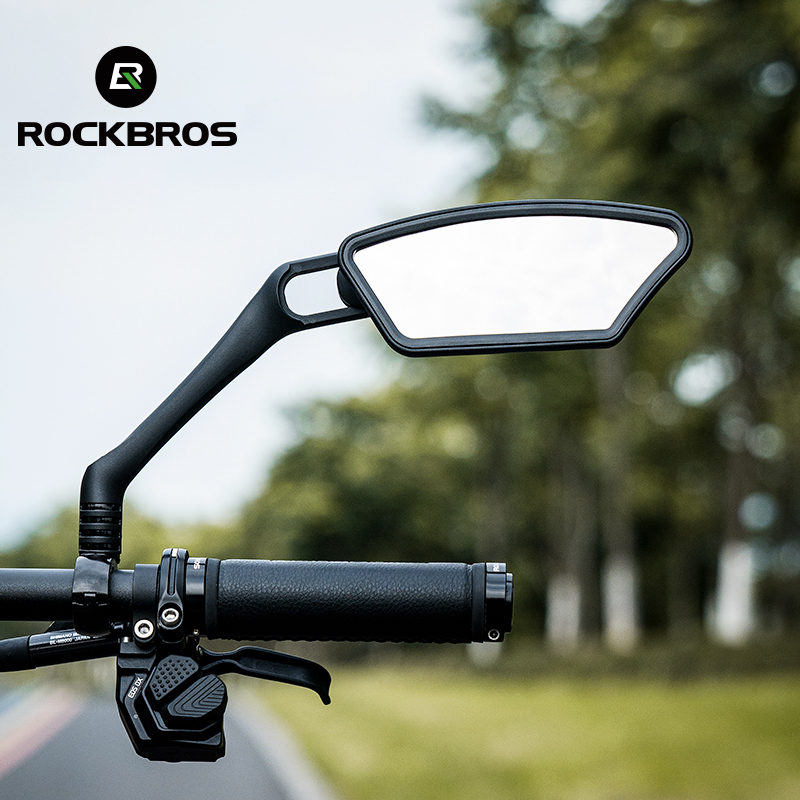 ROCKBROS Bicycle Rear View Mirror Wide-angle 360° Rotation Adjustable Mirror Road Bike MTB Stable Handlebar Mirror Bike Accessories
