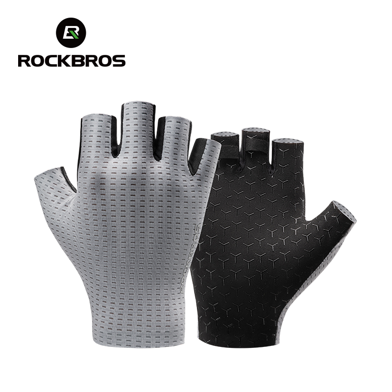 ROCKBROS Bicycle Road Gloves Non-slip Breathable Lightweight Short And Long Finger Men Women Spring Summer Riding Equipment