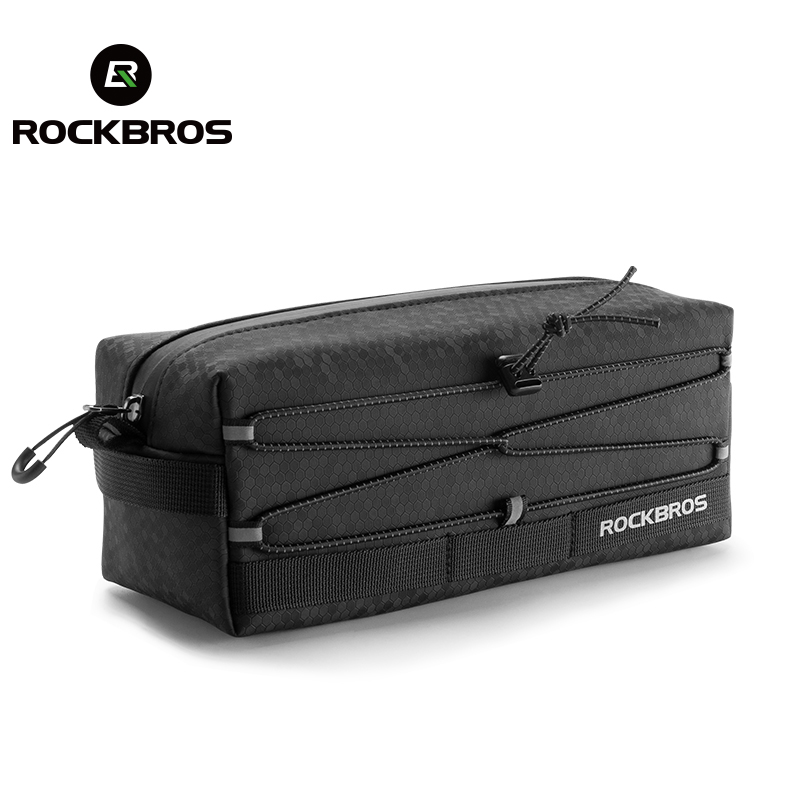 ROCKBROS Cycling Bag Handlebar Front Frame Bag MTB Road Bicycle Waterproof Tool Shoulder Dual Purpose Bag Bike Accessories