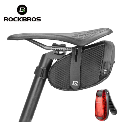 ROCKBROS Bicycle Bag Water Repellent Reflective Hidden Space Large Saddle Bag Scrath Resistant Cycling Bag MTB Bike Accessories