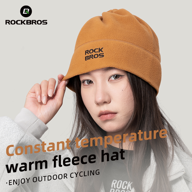 ROCKBROS Winter Warm Riding Head Hood Fleece Full Face Motorcycle Mask Men and Women Outdoor Windproof Headscarf Cycling Equipment