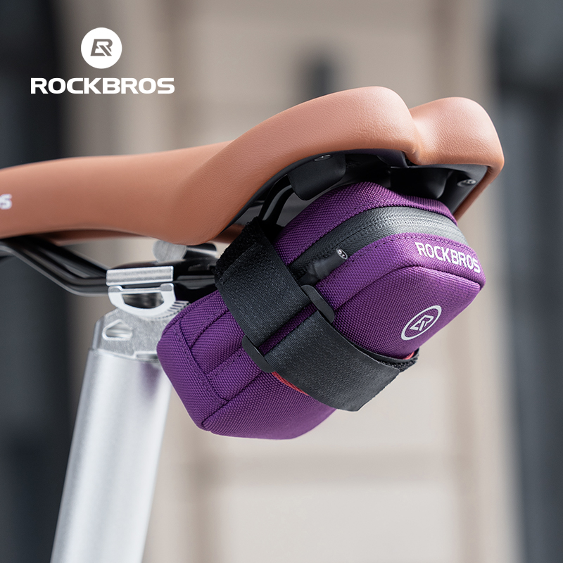 ROCKBROS Portable Bicycle Tail bag Convenient Lightweight Cute Saddle Rear Bag MTB Road Bike Big Capacity Saddle Shoulder Bag Cycling Equipment