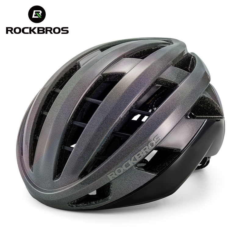 ROCKBROS Riding Helmet Road Bike MTB Helmet Windbreaker Pneumatic Integrated Molding Helmet Unisex (M 54-58cm,L 58-62cm)