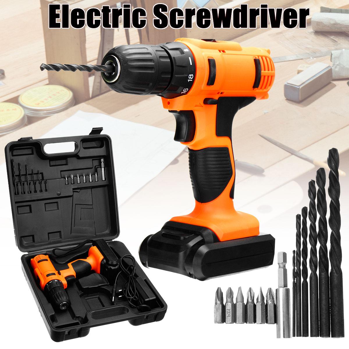 Cordless Impact New Drill 18V Rechargeable Power Tool 10mm Chuck -