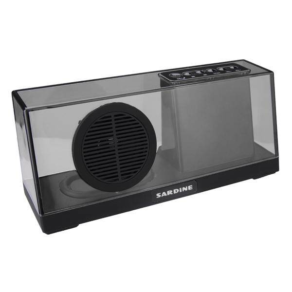 SARDINE SDY-033 Speaker Support TF Card Universal Serial Bus FM AUX - Black