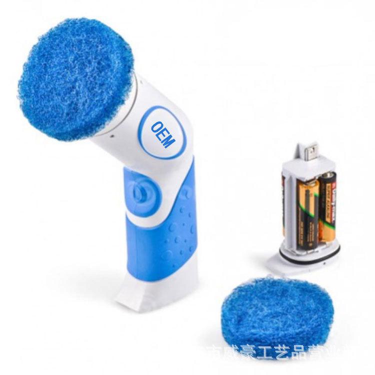 Handheld Electric Cleaner Brush Portable Cordless Power Scrubber Cleaning Kit for Bathroom Kitchen -
