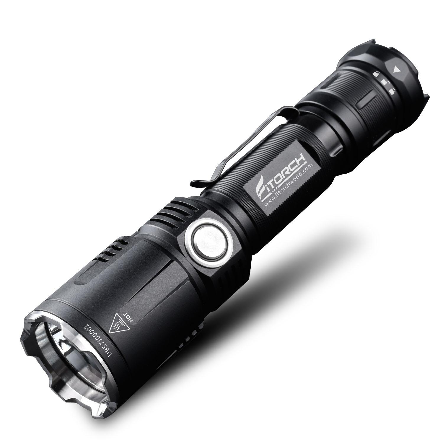 Fitorch M30R HOT SELL New XHP35 HD 1800LM 6Modes Dimming Universal Serial Bus Rechargeable Tactical LED Flashlight -