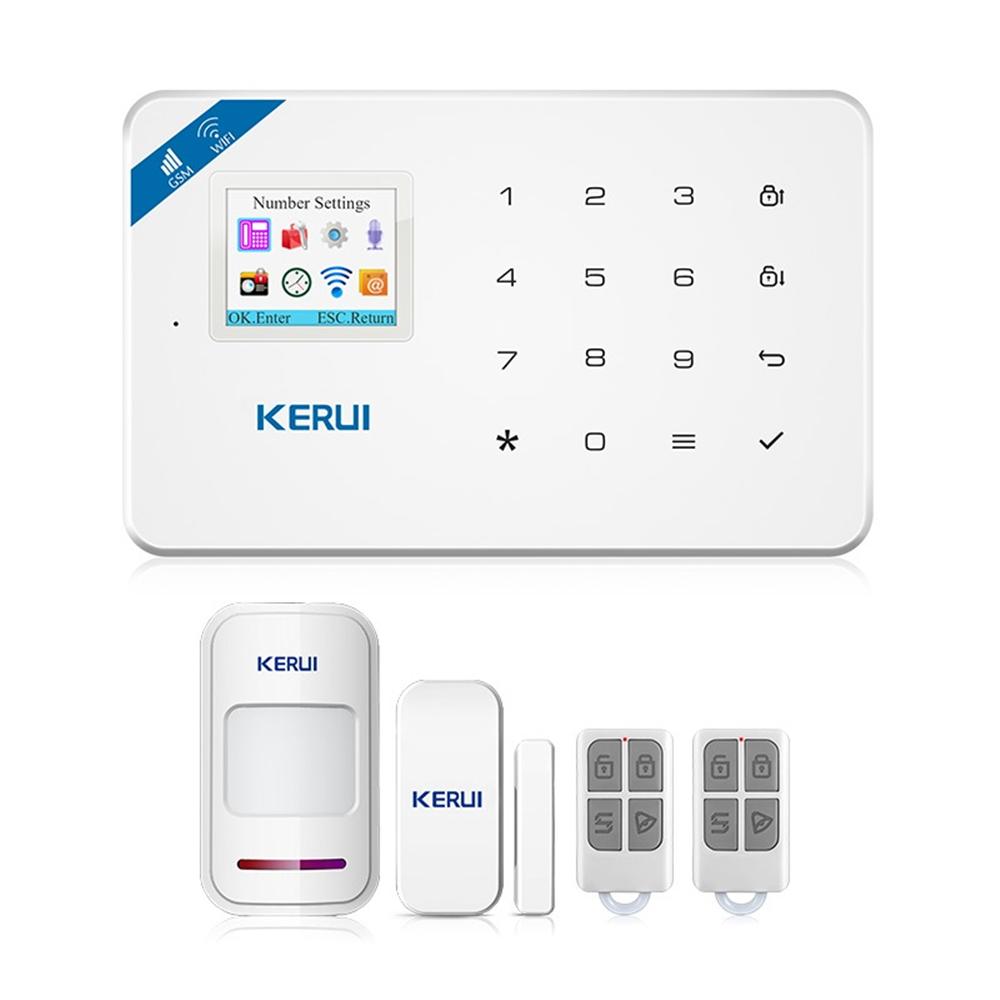 KERUI W18 SMS Home Burglar Security Alarm System PIR Motion Detector APP Control Alarm -