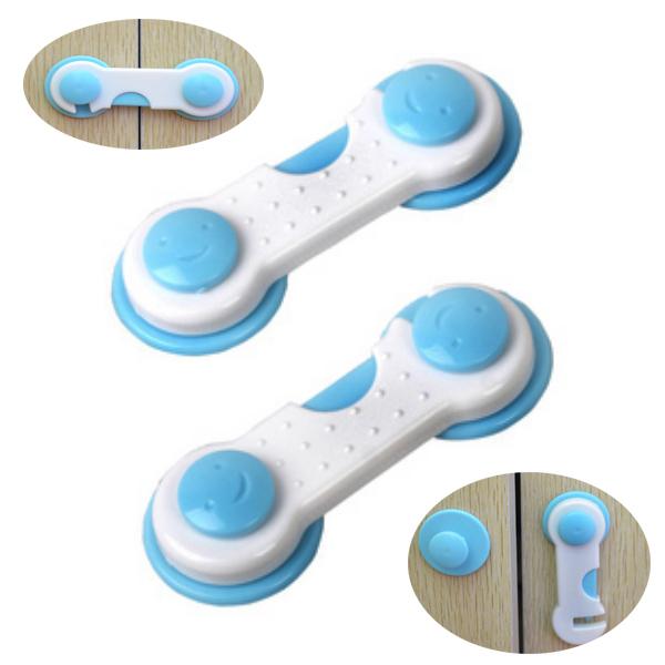 1 Pair premium Baby Safety Lock Door Drawer Cabinet Cupboard Fridge Lock -