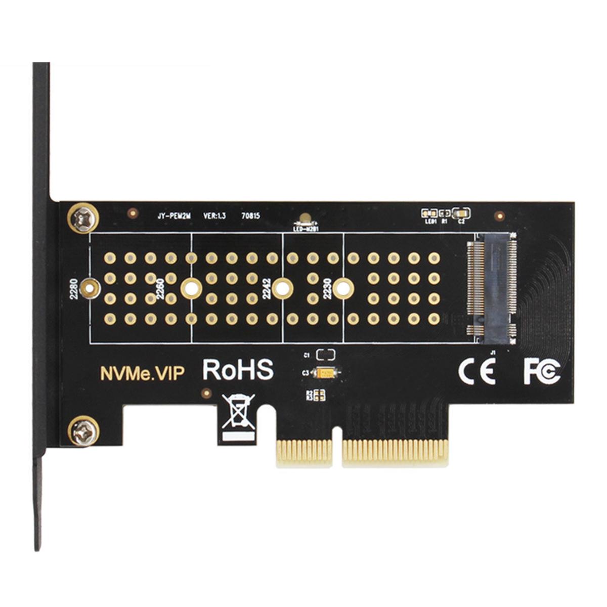 M.2 NVMe HOT SELL New PCIE SSD to PCI Express 3.0 x4 accommodator Card for XP941 SM961 960Pro M6e -