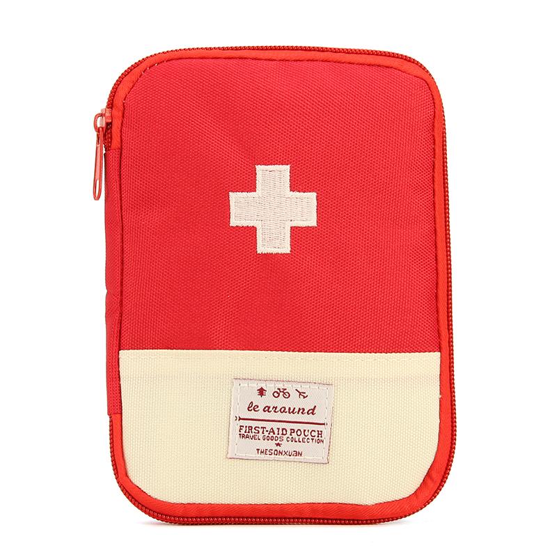 Portable Medicine HOT SELL Storage Bag First Aid Medical Kits Household Travel Organizer - Red S