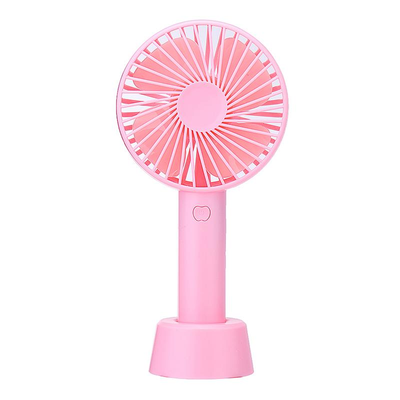 Mini Portable Rechargeable Hand Held Air Conditioner Cooler Desk Fan Cooling - White